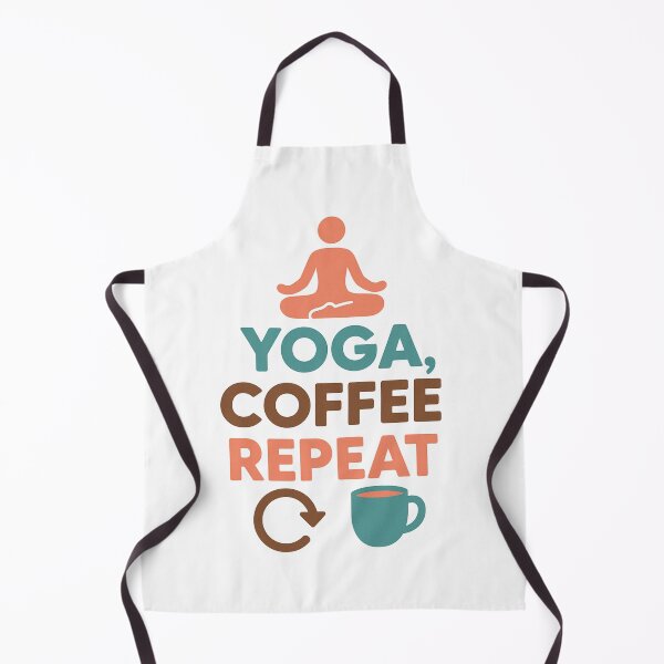 Item preview, Yoga, Coffee, Repeat Design designed and sold by Merchbes.