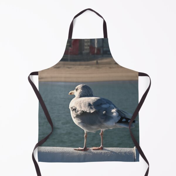 Item preview, Seagull looking at Ostend Beach designed and sold by SJB8Art.