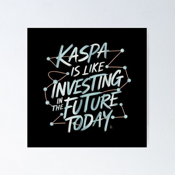 Item preview, Kaspa Blockchain Power Design designed and sold by RadDeck.