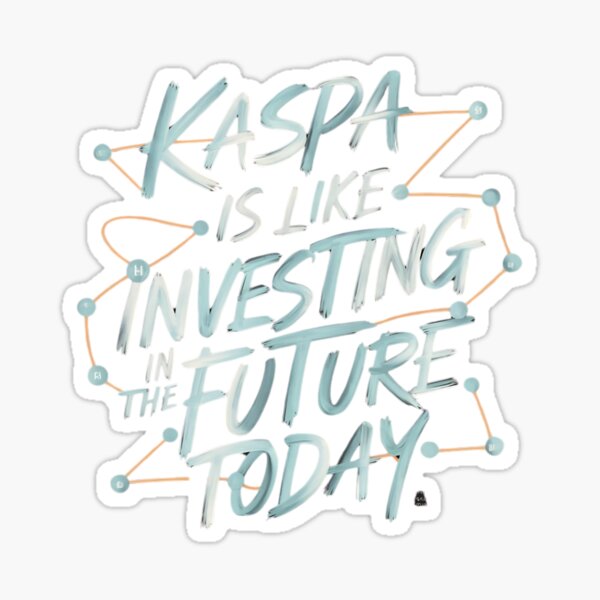 Item preview, Kaspa Blockchain Power Design designed and sold by RadDeck.