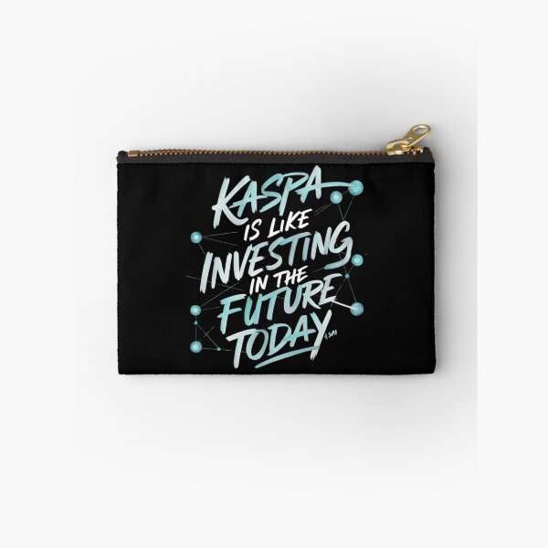 Item preview, Minimalist Kaspa Crypto Wave designed and sold by RadDeck.