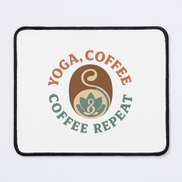Item preview, Yoga, Coffee, Repeat Design designed and sold by Merchbes.