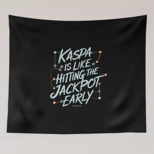 Item preview, Kaspa The Fastest Blockchain Poster designed and sold by RadDeck.