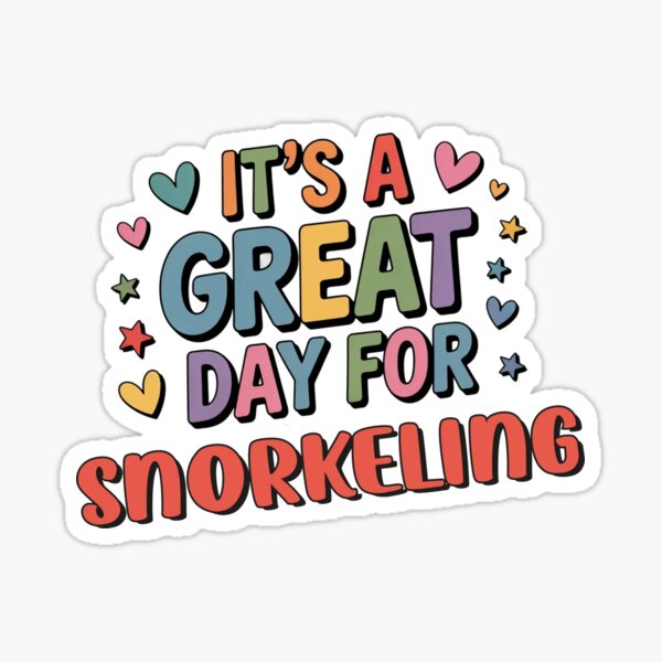 Item preview, It's a Great Day for Snorkeling - Funny Snorkeling Lover designed and sold by Watsonarts.