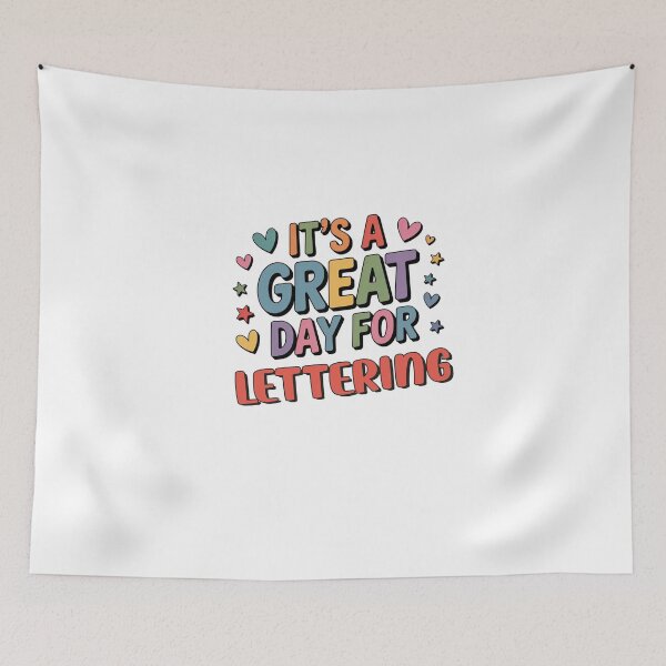 Item preview, It's a Great Day for Lettering - Funny Lettering Lover designed and sold by Watsonarts.