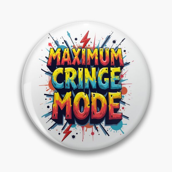 Item preview, Maximum Cringe Mode| Loud Retro Graffiti Style | Gen Z Cringecore Aesthetic designed and sold by BeamiCreations.