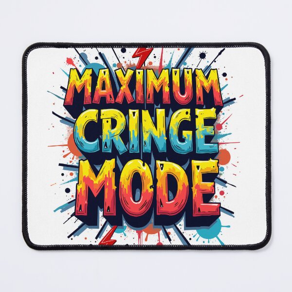 Item preview, Maximum Cringe Mode| Loud Retro Graffiti Style | Gen Z Cringecore Aesthetic designed and sold by BeamiCreations.