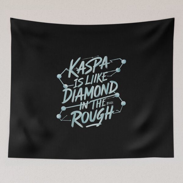Item preview, Kaspa Crypto Signal Lines designed and sold by RadDeck.