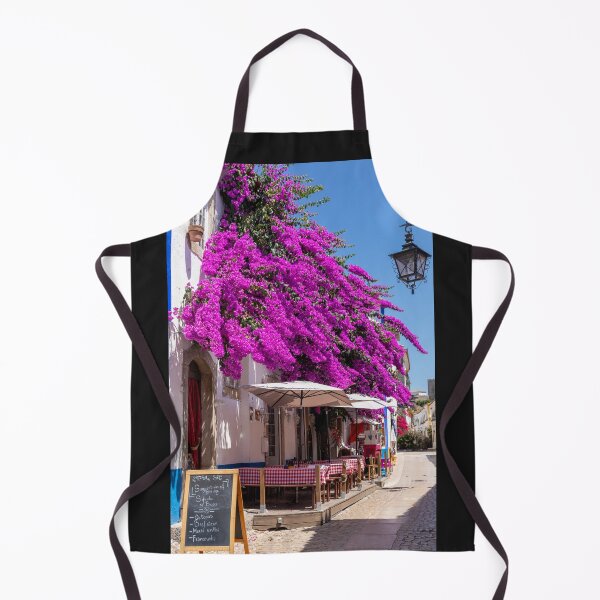 Item preview, Óbidos Village Restaraunt Framed In Bougainvillea designed and sold by PsychoAlien.com.
