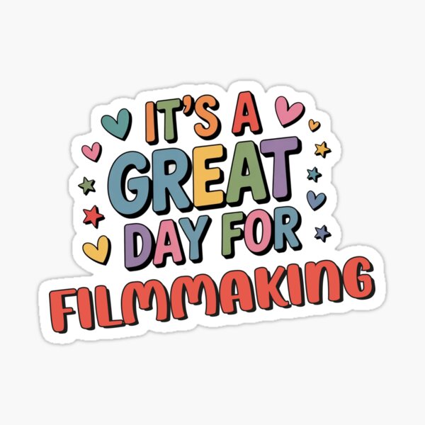 Item preview, It's a Great Day for Filmmaking - Funny Filmmaking Lover designed and sold by Watsonarts.