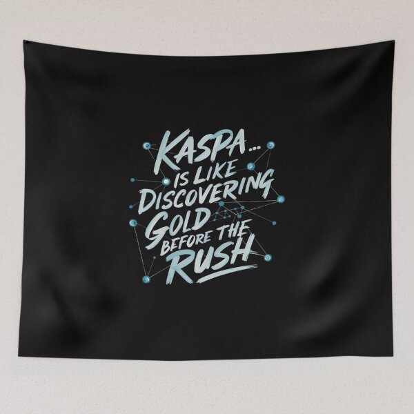 Item preview, Kaspa Code Storm Design designed and sold by RadDeck.