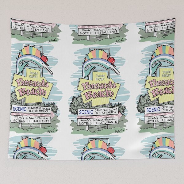 Item preview, Pensacola beach sign designed and sold by Michael Garber.
