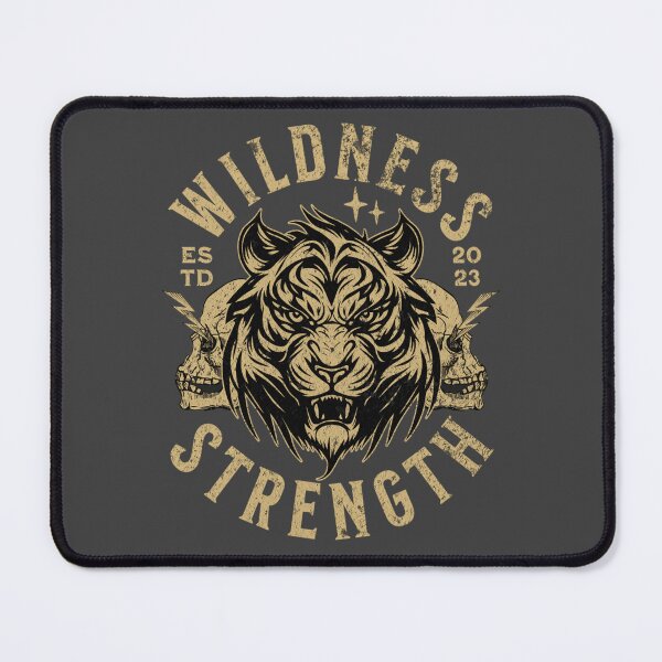 Item preview, Wildness Strength T-Shirt Design designed and sold by Toon Studio.