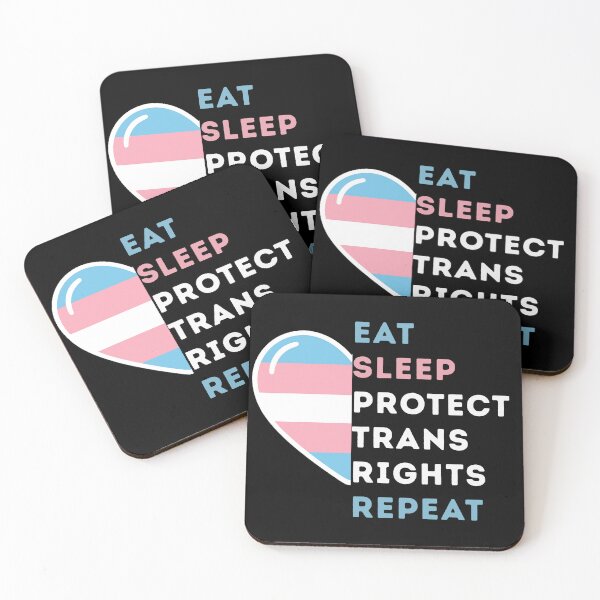 Item preview, Protect Trans Rights Eat Sleep Repeat designed and sold by catthemedic.