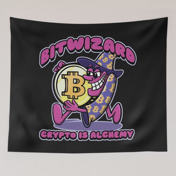 Item preview, Crypto Magic Sorcerer : Crypto Magic Funny Cartoon designed and sold by ImaginarStore.