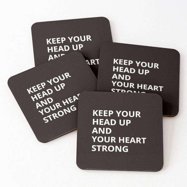 Item preview, Keep Your Head Up And Your Heart Strong designed and sold by OliRoseCreatives.