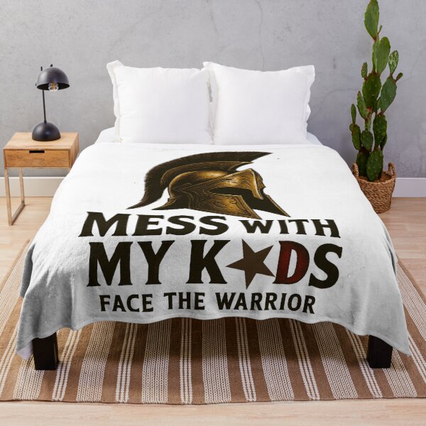 Item preview, Mess With My Kids – Warrior Dad Protective Design designed and sold by JenniferCreaArte .