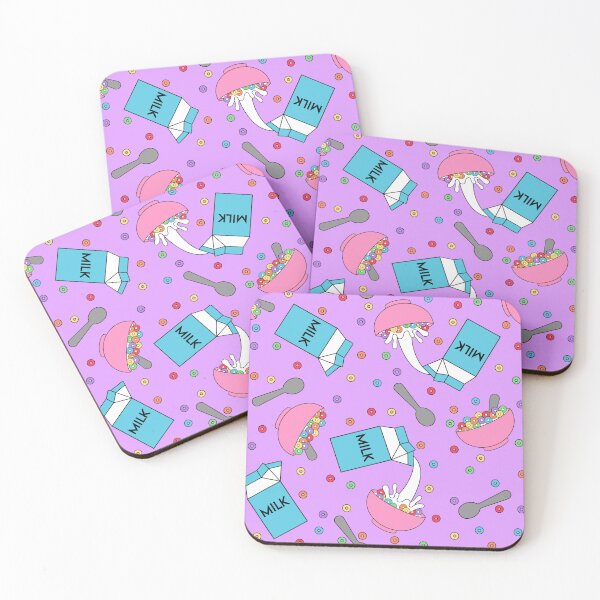 Item preview, Cereal Milk Carton and Spoon on Light Purple Lilac designed and sold by MBeesShop.
