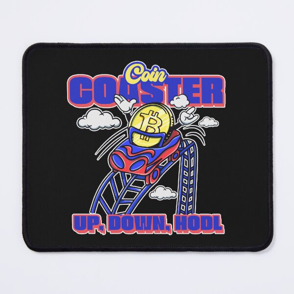 Item preview, HODL Bitcoin Roller Coaster : Bitcoin Market Crash Meme designed and sold by ImaginarStore.