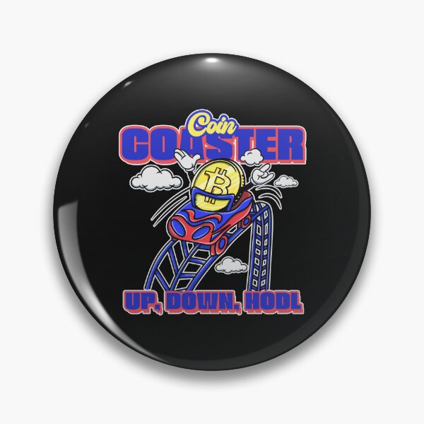 Item preview, HODL Bitcoin Roller Coaster : Bitcoin Market Crash Meme designed and sold by ImaginarStore.