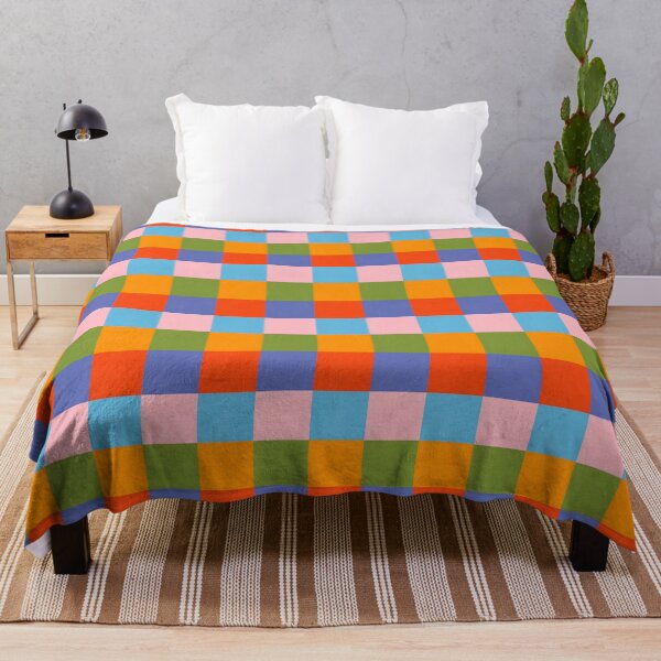 Item preview, Retro Aesthetic Checks pattern - Colorful designed and sold by Aforesty.