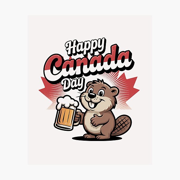 Item preview, Happy Canada Day Beaver Beer Design designed and sold by Peter Stawicki.