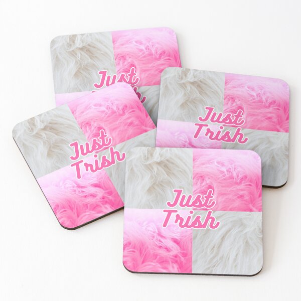 Item preview, JUST TRISH, TRISHA PAYTAS, PINK AND WHITE FAUX FUR designed and sold by larissa-myrie.
