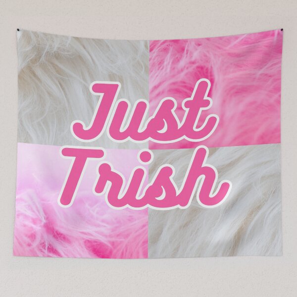 Item preview, JUST TRISH, TRISHA PAYTAS, PINK AND WHITE FAUX FUR designed and sold by larissa-myrie.