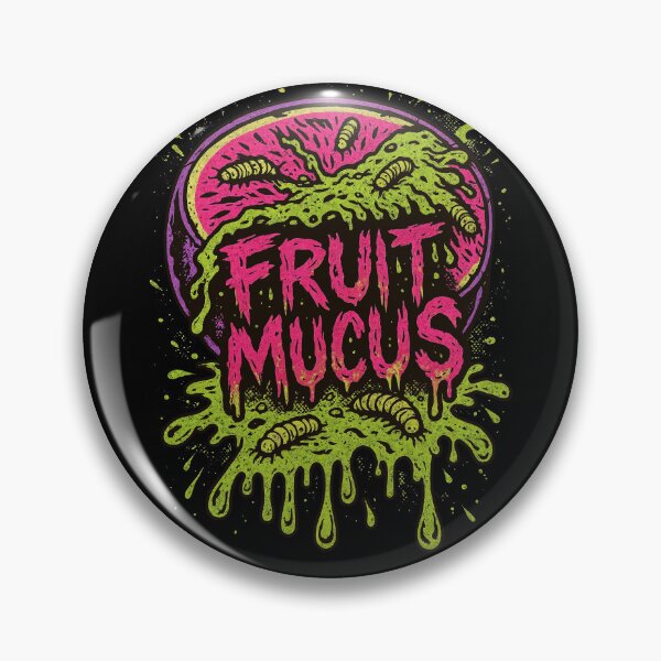 Item preview, Fruit Mucus – Austin Texas Punk Band Neon Grunge Logo Design	 designed and sold by Victor Shadehorn.