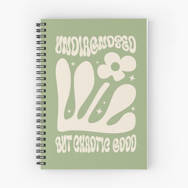 Item preview, Undiagnosed but Chaotic Good – Retro ADHD Humor Design designed and sold by Honominu.
