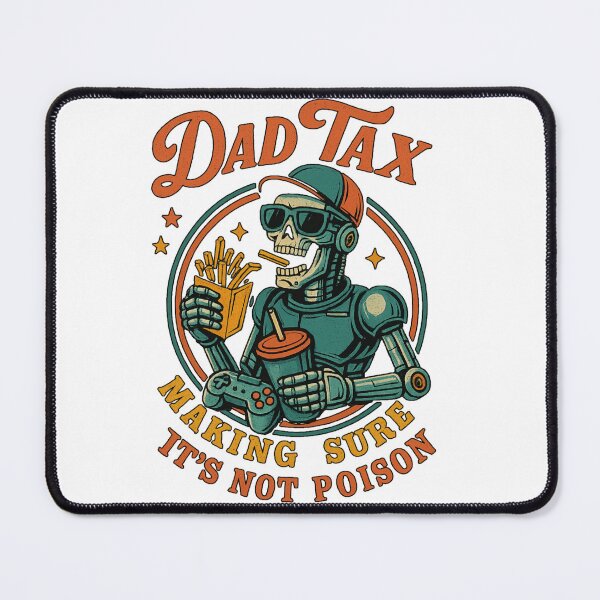 Item preview, Dad Tax – Funny Gamer Father Design with Fries & Soda designed and sold by JenniferCreaArte .