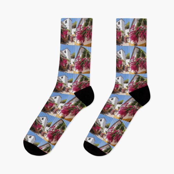 Item preview, Óbidos Village Portugal Store With Happy Bougainvillea designed and sold by PsychoAlien.com.