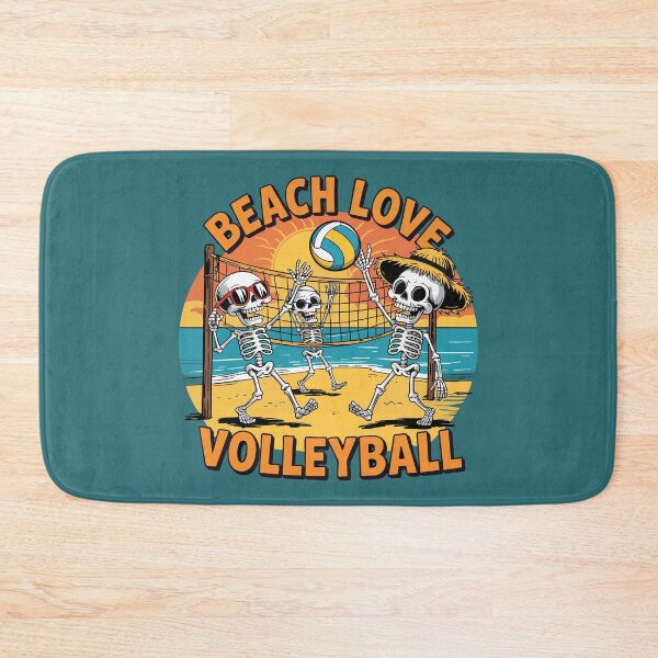 Item preview, Beach Love Volleyball Skeleton Design Funny Spooky Summer Sports Graphic for Players Beach Lovers Halloween Volleyball Gift Shirt Ace designed and sold by XanaduHills.