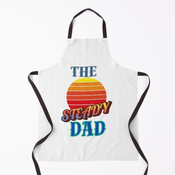Item preview, The Steady Dad – Retro Sunset Fatherhood Design designed and sold by JenniferCreaArte .