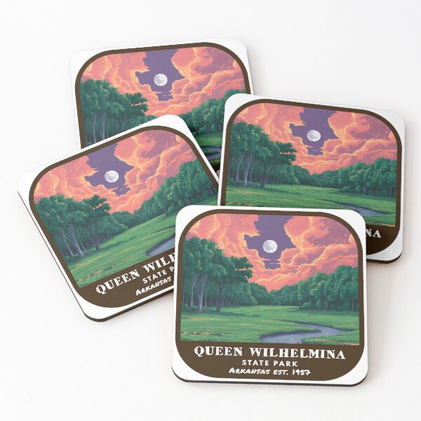 Item preview, Vintage Queen Wilhelmina State Park (Arkansas State Park) designed and sold by RabbitK.