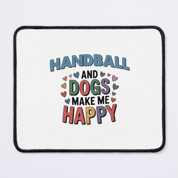 Item preview, Handball And Dogs Make Me Happy - Funny Handball Dogs Lover designed and sold by Oussinc.