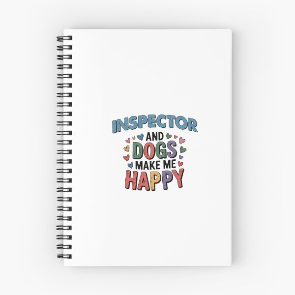 Item preview, Inspector And Dogs Make Me Happy - Funny Inspector Dogs Lover designed and sold by Oussinc.