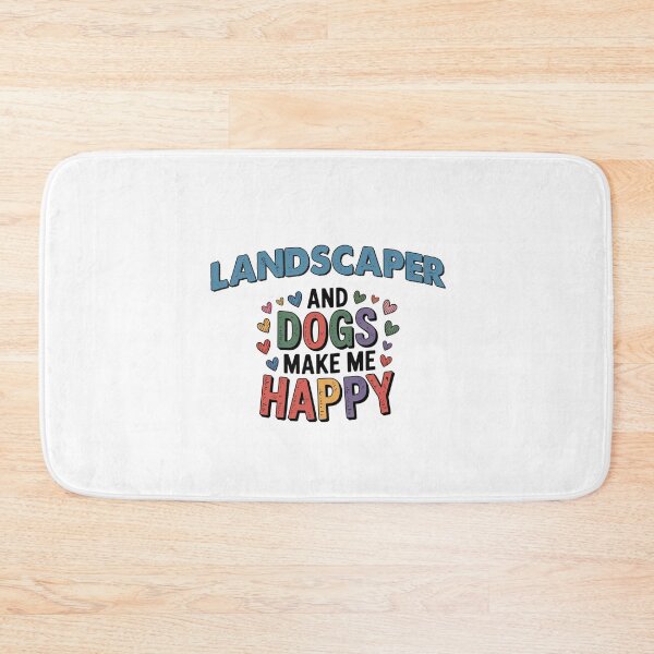 Item preview, Landscaper And Dogs Make Me Happy - Funny Landscaper Dogs Lover designed and sold by Oussinc.