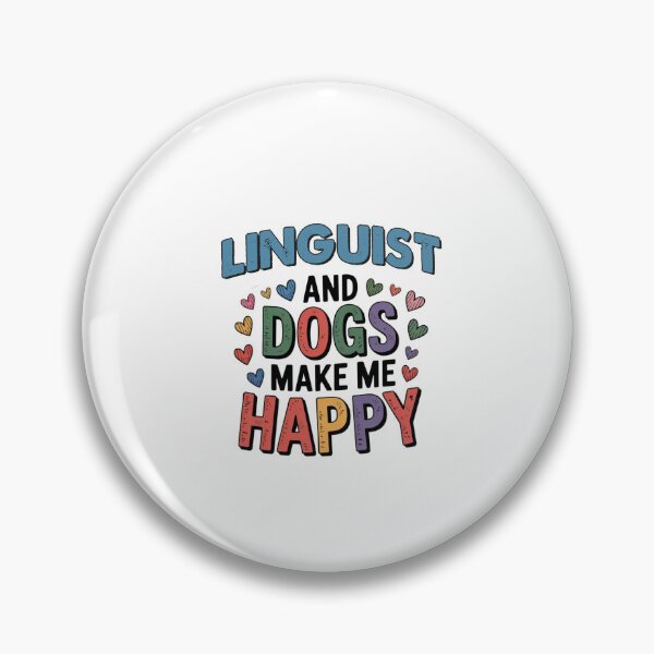 Artikelvorschau, Linguisten und Hunde machen mich glücklich - Lustiger Linguisten-Hundeliebhaber entworfen und verkauft von Oussinc.