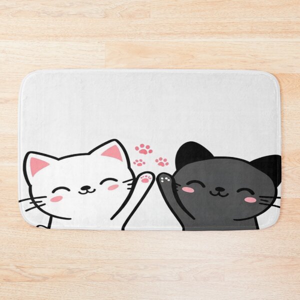 Item preview, black and white cat designed and sold by saly55887.