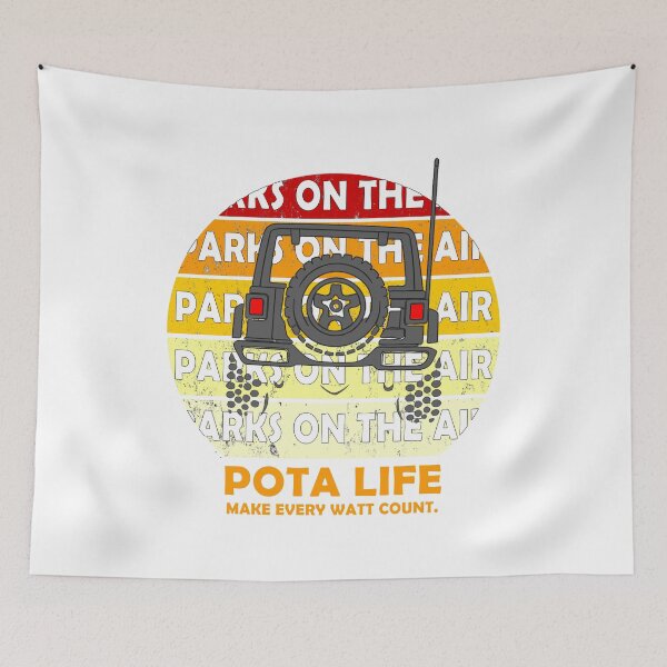Item preview, HamRadio Tshirt Parks on the Air POTA Life Fan Art Amateur Radio Tshirt Gift for Summer designed and sold by Parks2See.