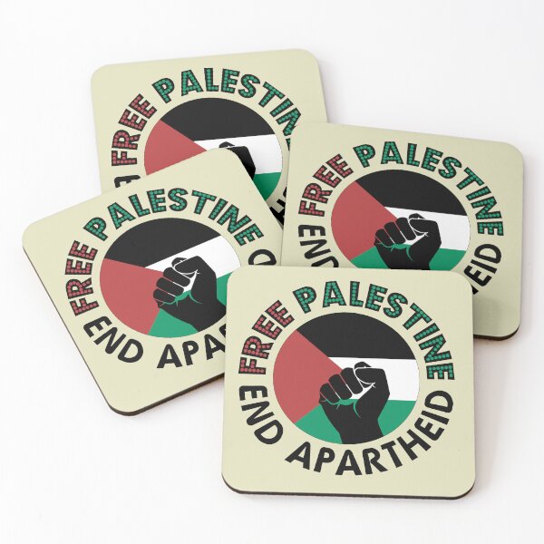 Item preview, Free Palestine End Apartheid Raised Fist designed and sold by sumwoman.