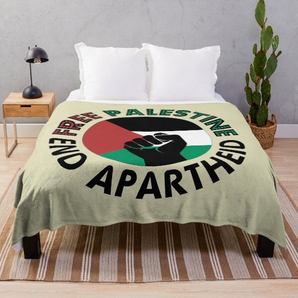 Item preview, Free Palestine End Apartheid Raised Fist designed and sold by sumwoman.