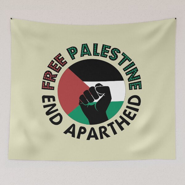Item preview, Free Palestine End Apartheid Raised Fist designed and sold by sumwoman.