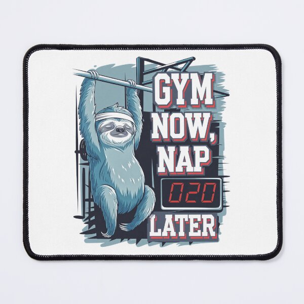 Item preview, Gym Now Nap Later – Lazy Beast Mode Sloth designed and sold by Taans-Creation.