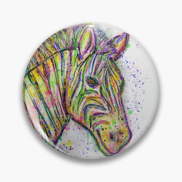 Item preview, Rainbow Striped Zebra designed and sold by TrinityJeanDESIGNS.