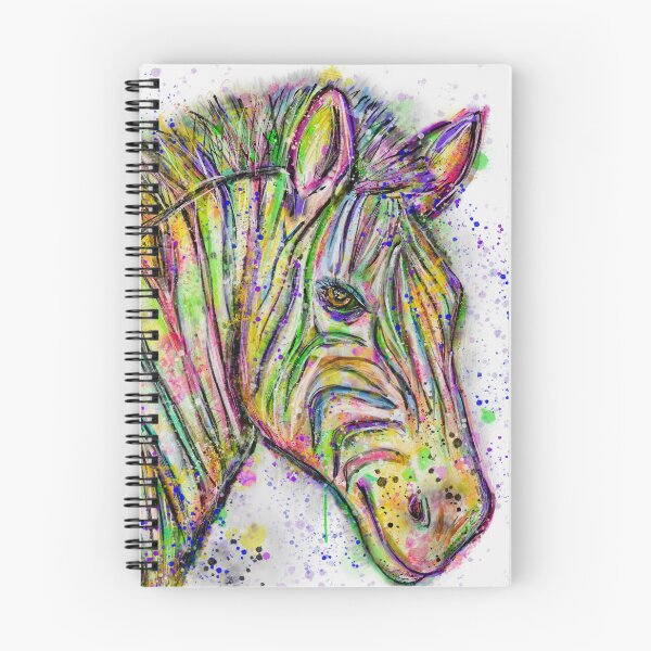 Item preview, Rainbow Striped Zebra designed and sold by TrinityJeanDESIGNS.