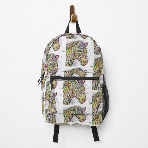 Item preview, Rainbow Striped Zebra designed and sold by TrinityJeanDESIGNS.