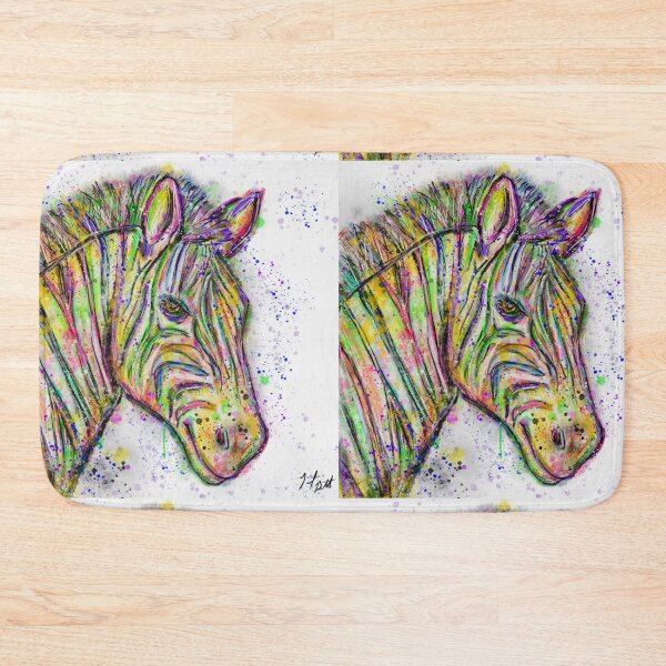 Item preview, Rainbow Striped Zebra designed and sold by TrinityJeanDESIGNS.