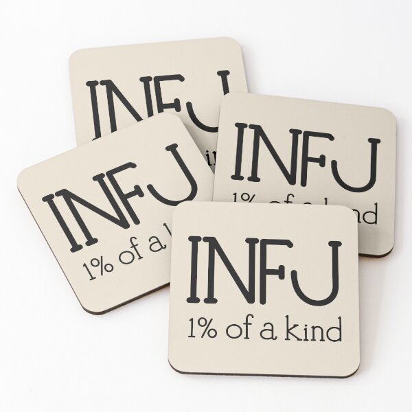 Item preview, INFJ 1% of A Kind | MBTI Personality Type | Rare Empath Quote Sticker  designed and sold by MysticMagpie.